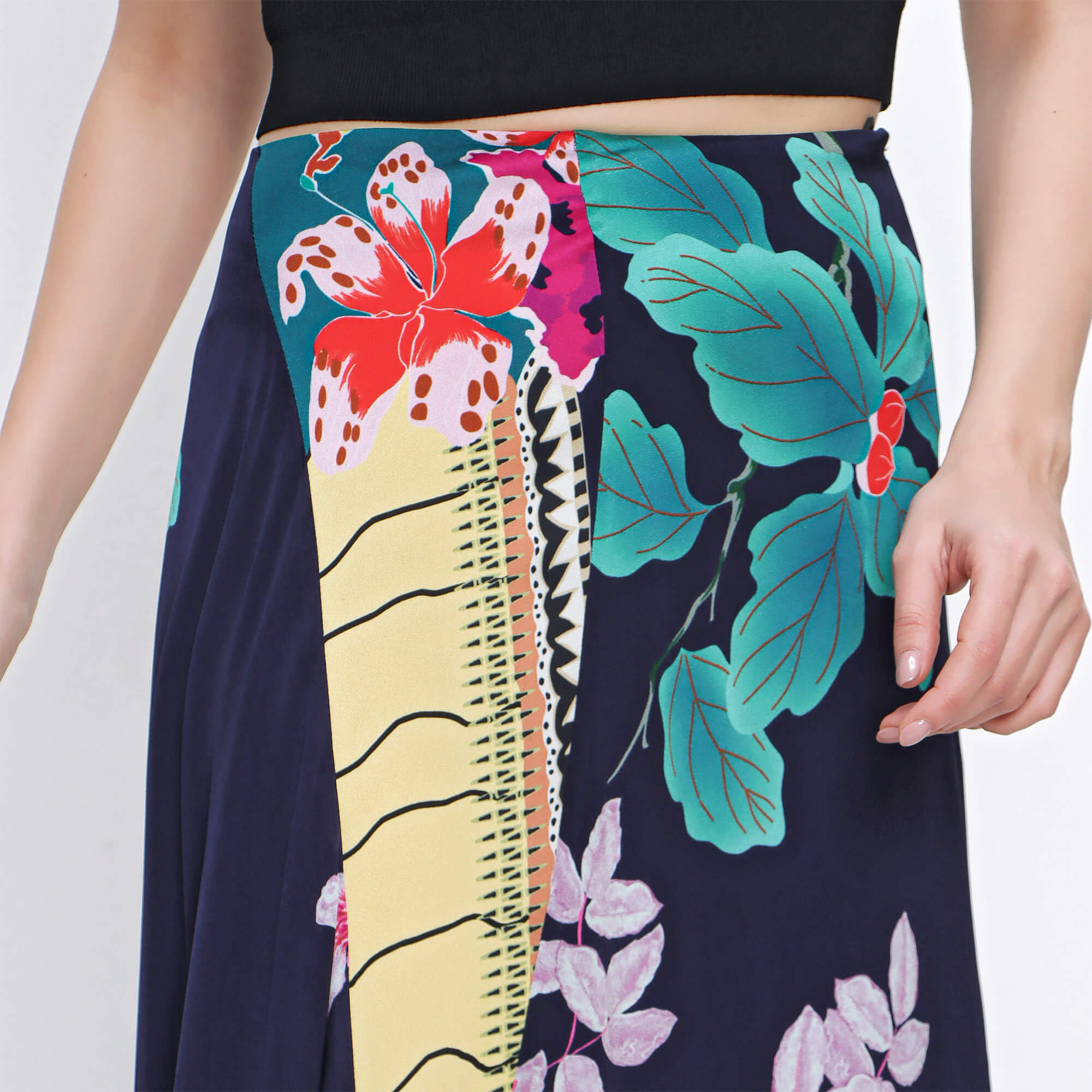 Etro - Floral Silk Maxi Skirt